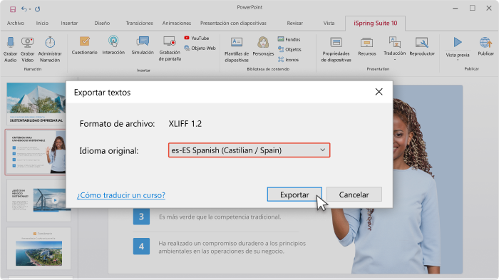 iSpring Suite Max Exportar