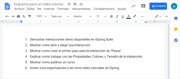 Cómo hacer un tutorial en video: la esquema para un video tutorial