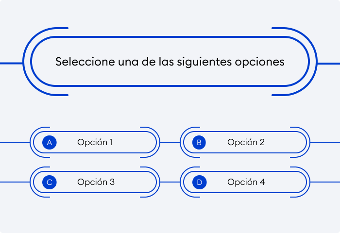 Ejemplo de plantilla para un quiz en PowerPoint